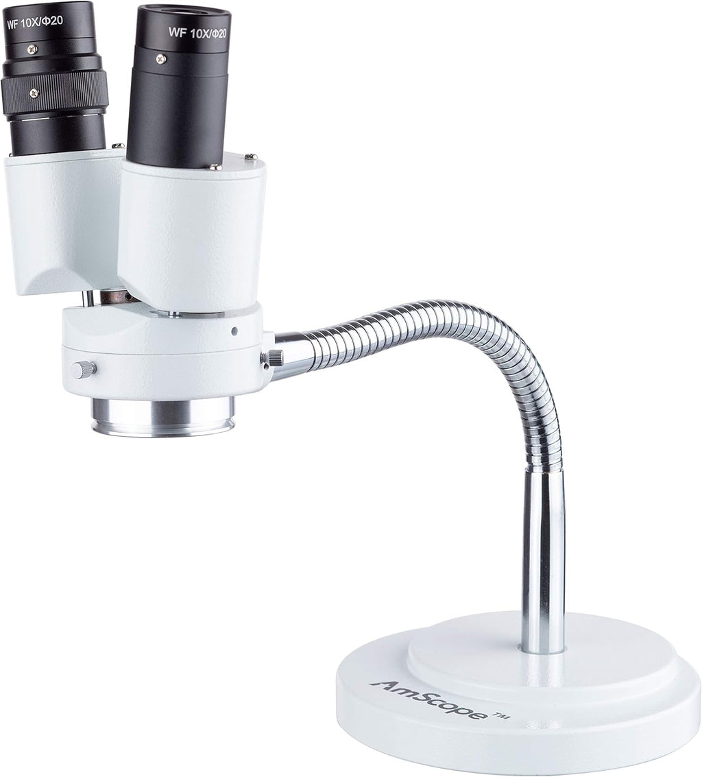 8X Magnification Binocular Stereo Microscope with Gooseneck Illuminator W999406
