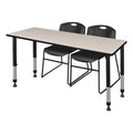 Adjustable Classroom Table and Stack Chairs V851378