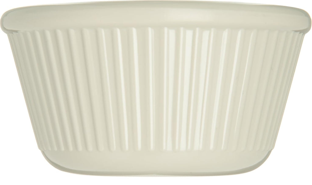 Melamine Fluted Ramekin Set, 4 oz Capacity, Bone (Case of 12) X634