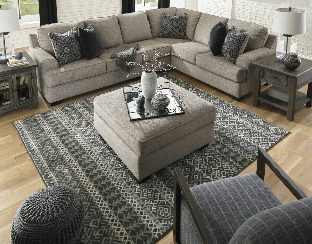 Stone Storage Ottoman J75063