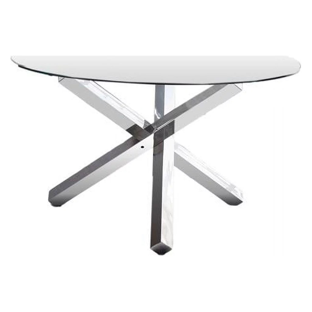 54" Round Glass Dining Table M892
