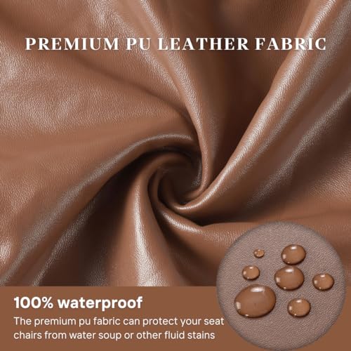 Waterproof PU Bar Stool Covers Set of 2 V176