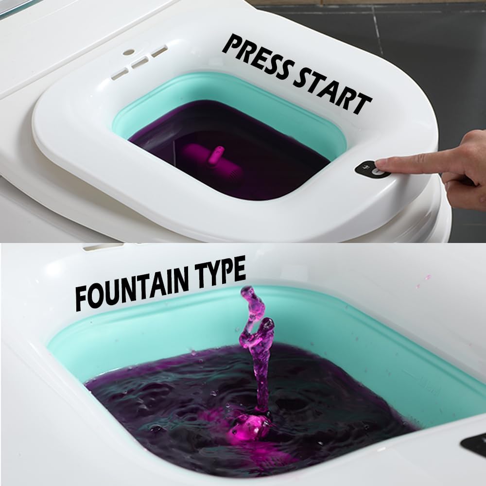 Wireless Battery Powered Collapsible Sitz Bath D65991