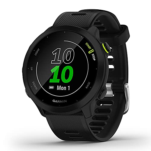 Black GPS Running Watch with Heart Rate Monitor O422314