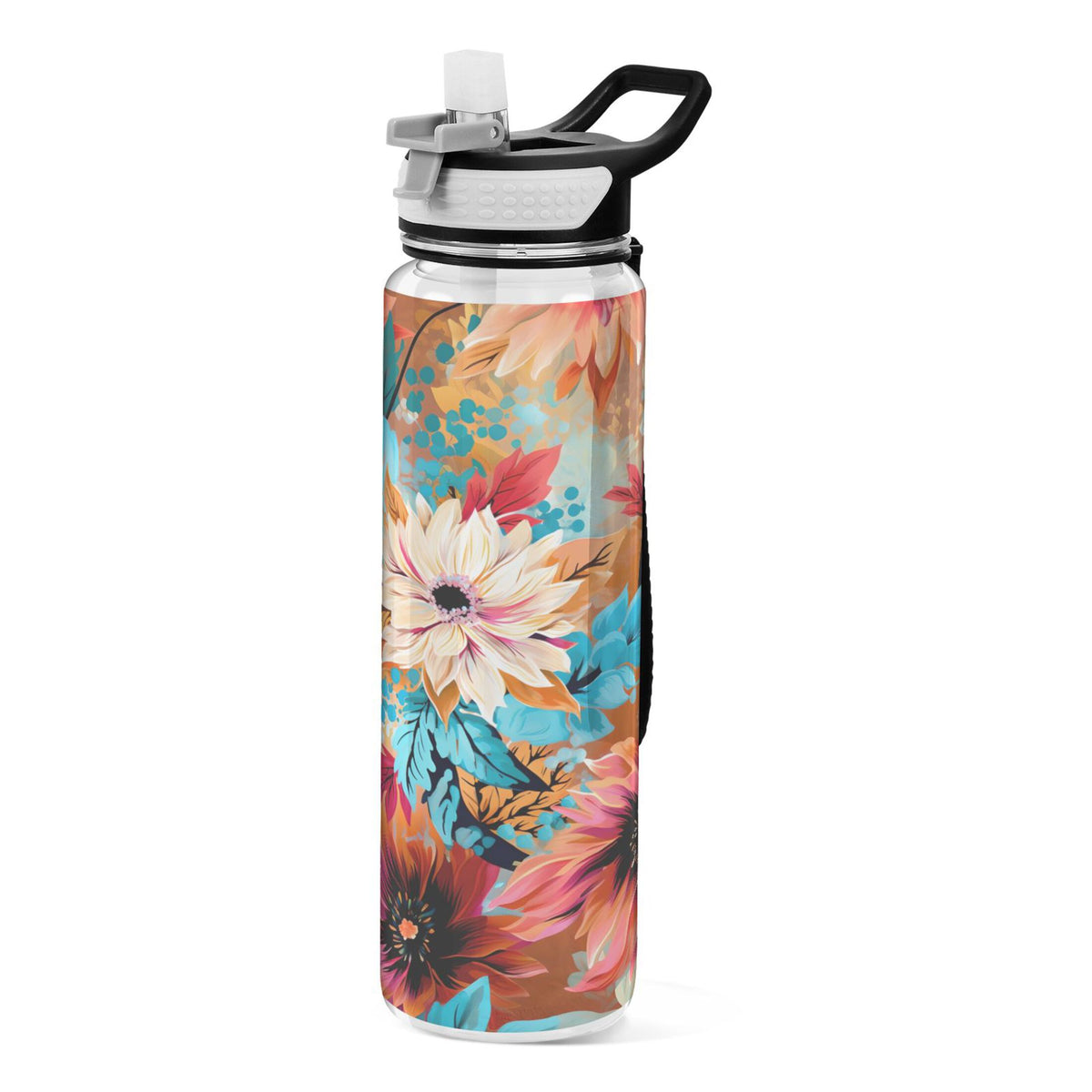 Blue and Pink 32oz Tritan Leakproof Water Bottle with Straw E5703