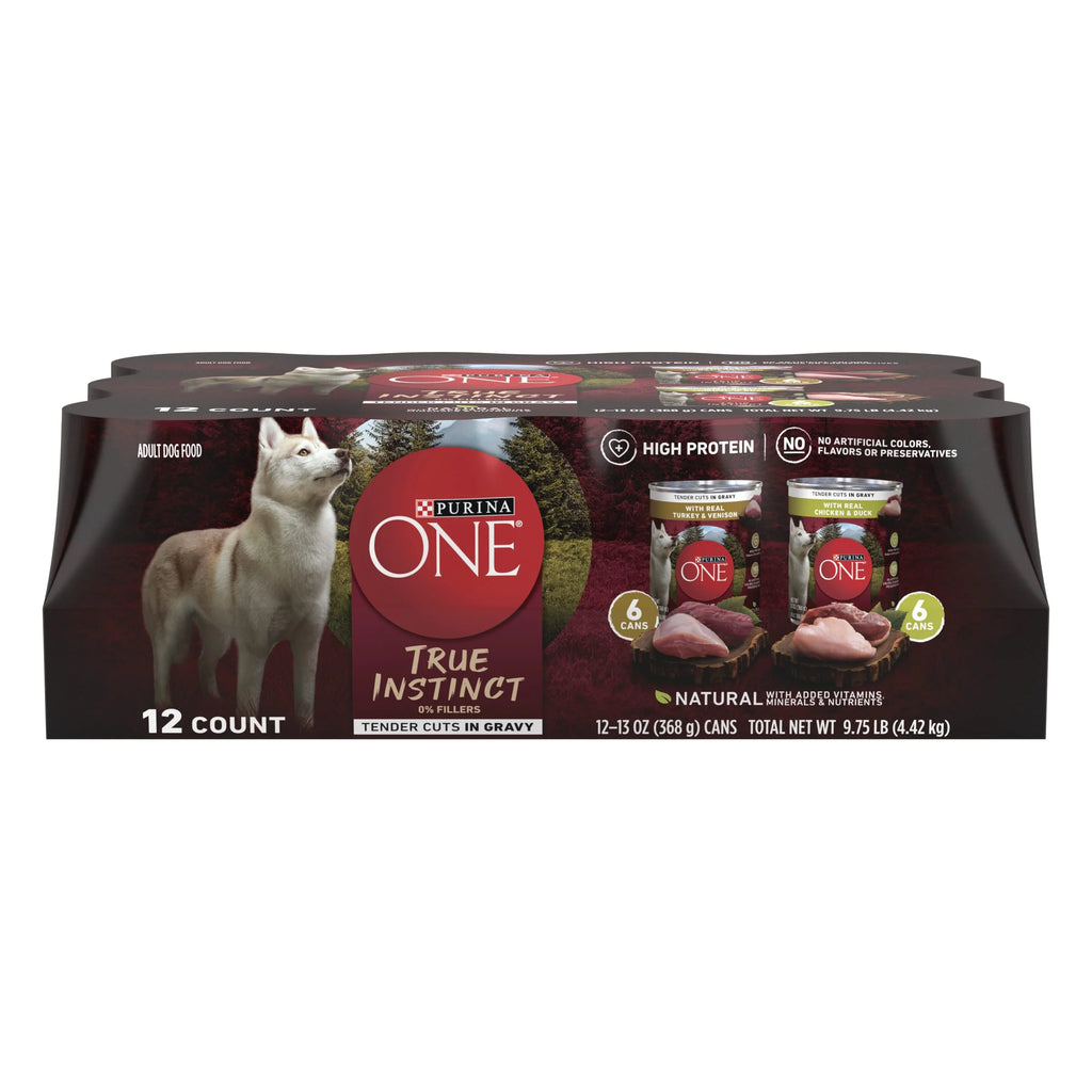 High Protein Wet Dog Food Variety Pack, 13 oz Cans (12 Pack) Z943