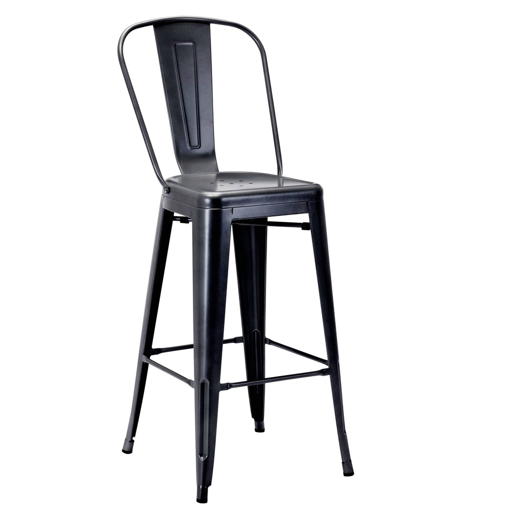 White Metal Bar Stools (Set of 4) F75940