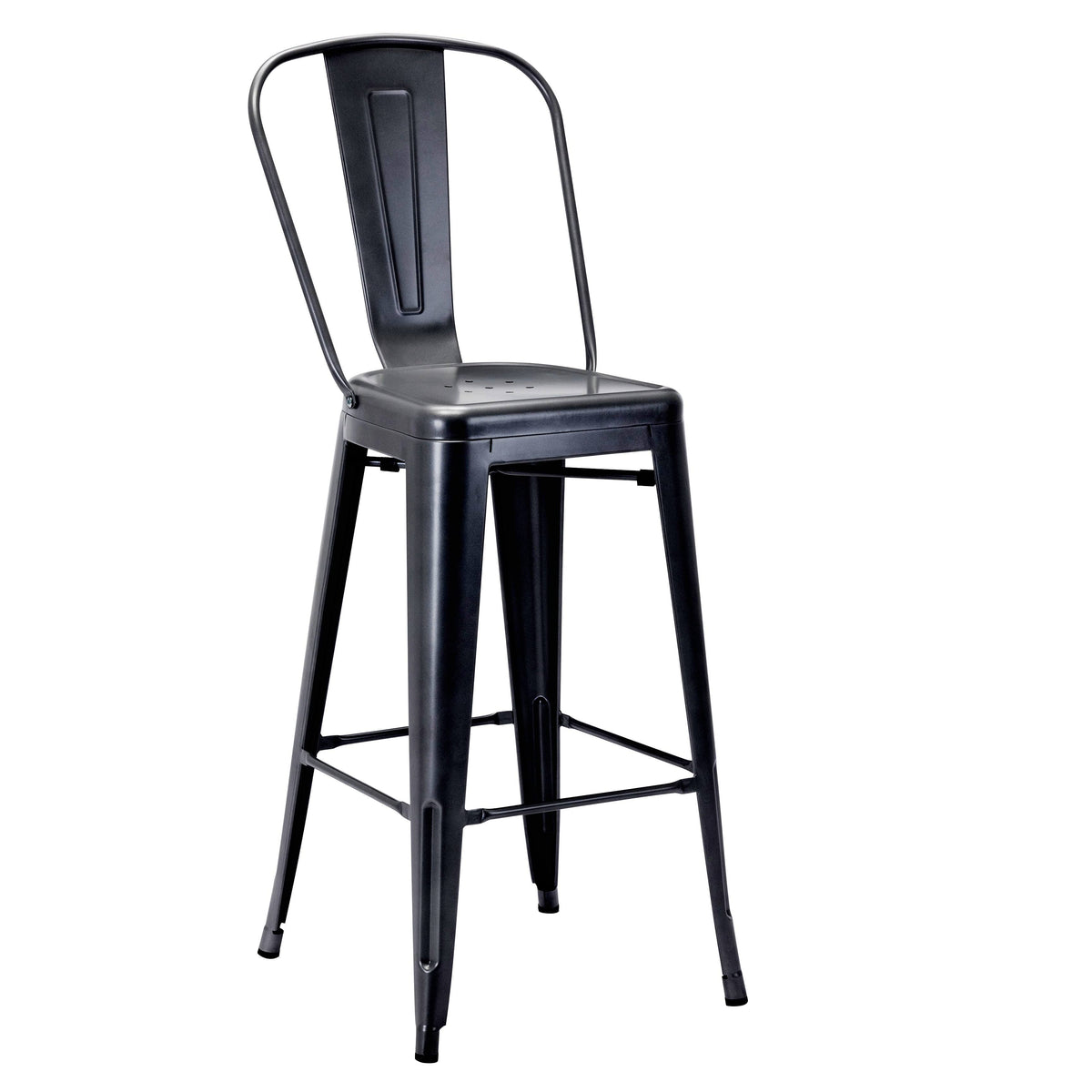 White Metal Bar Stools (Set of 4) F75940