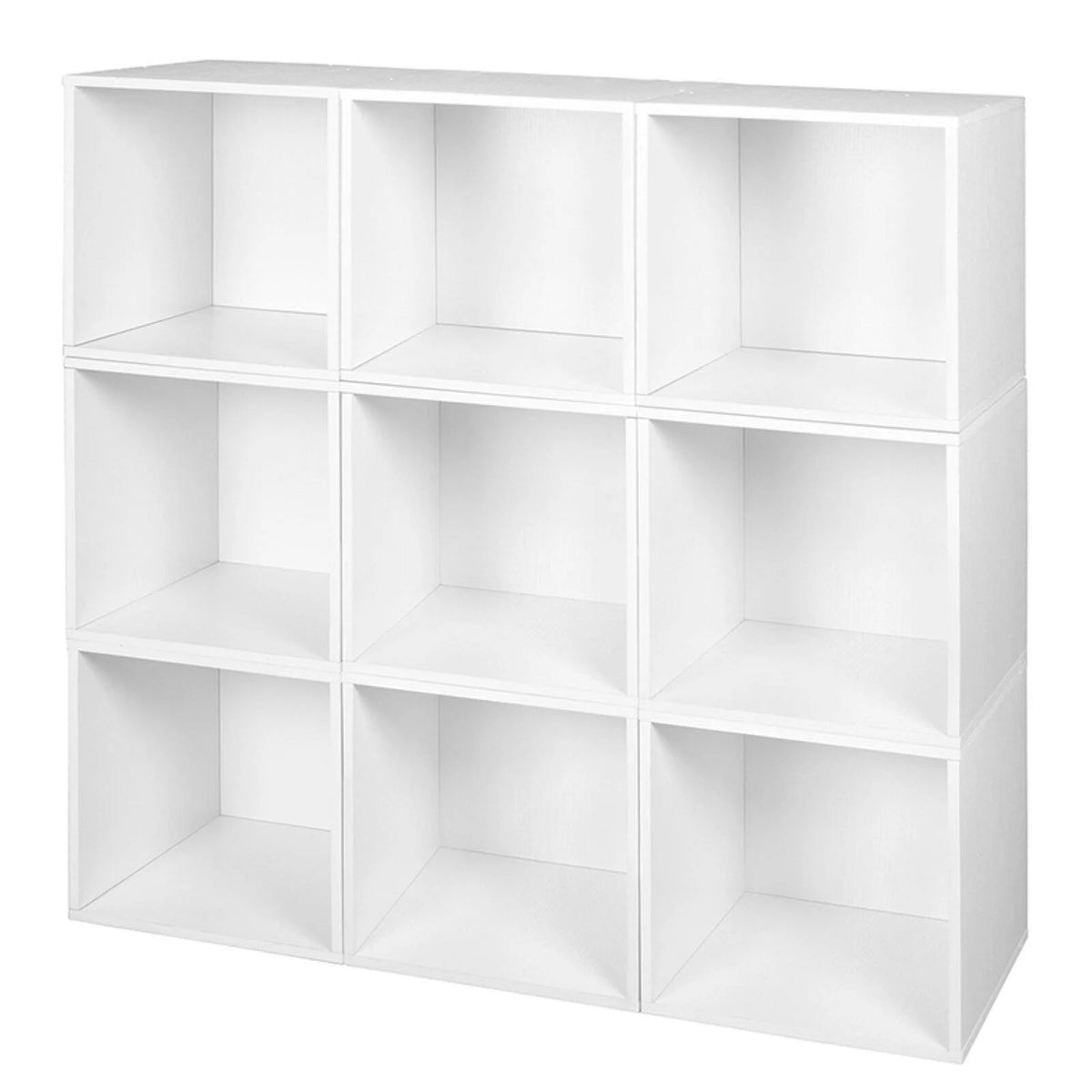 9-Cube Storage Set Wooden Finish Z636