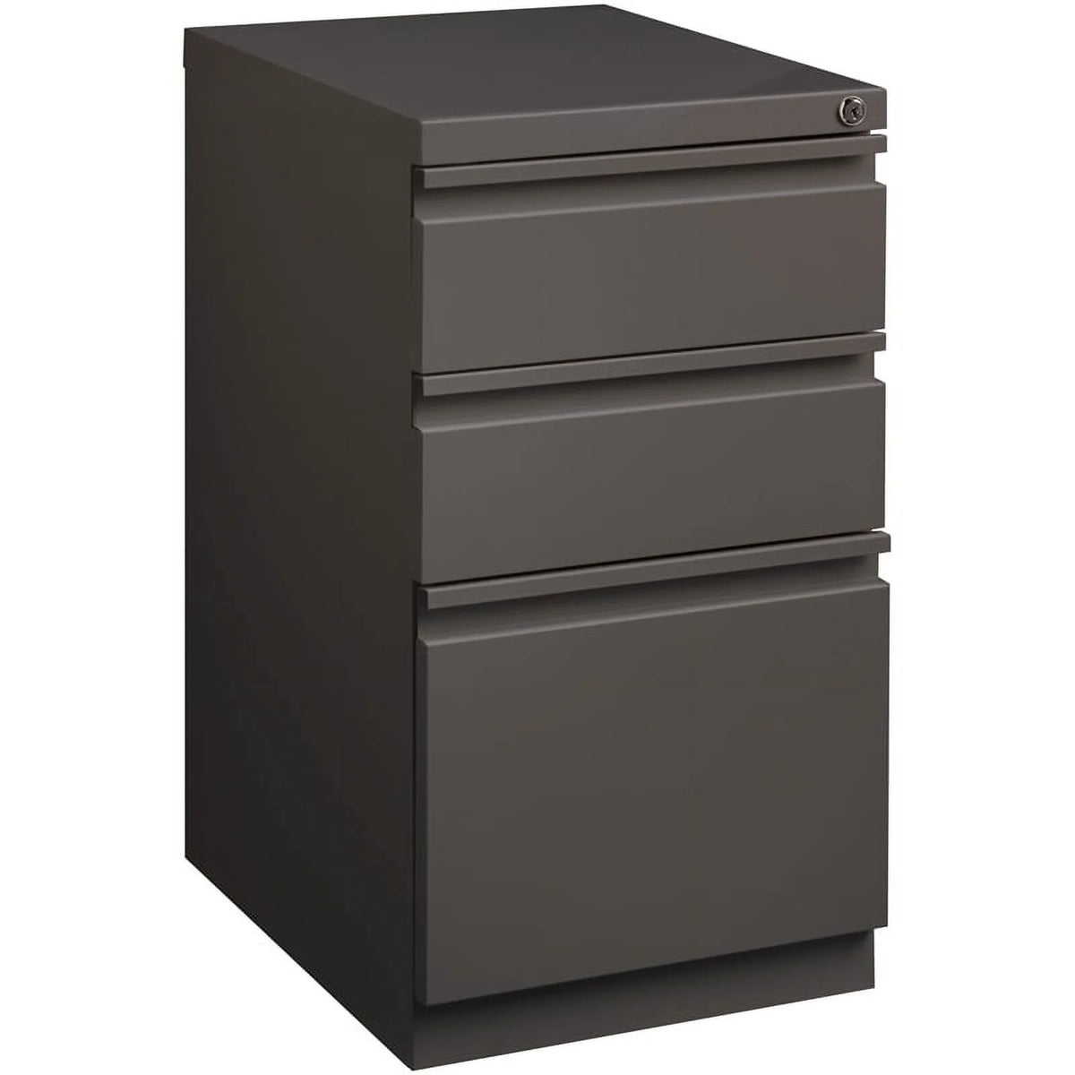 Espresso 3-Drawer Metal Mobile File Cabinet T2313