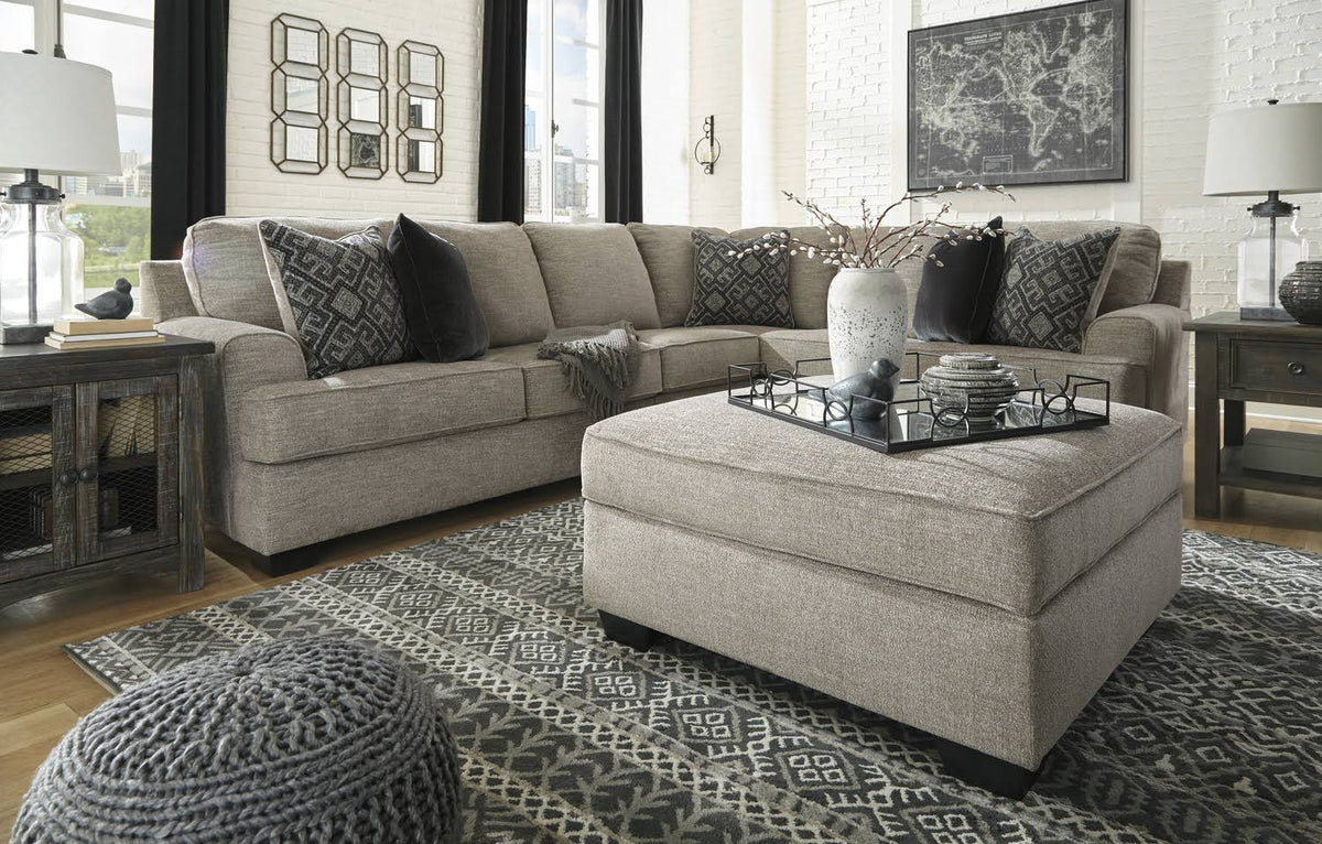 Stone Storage Ottoman J75063
