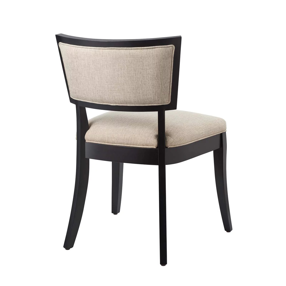 Beige Upholstered Fabric Dining Chairs Set of 2 U400966
