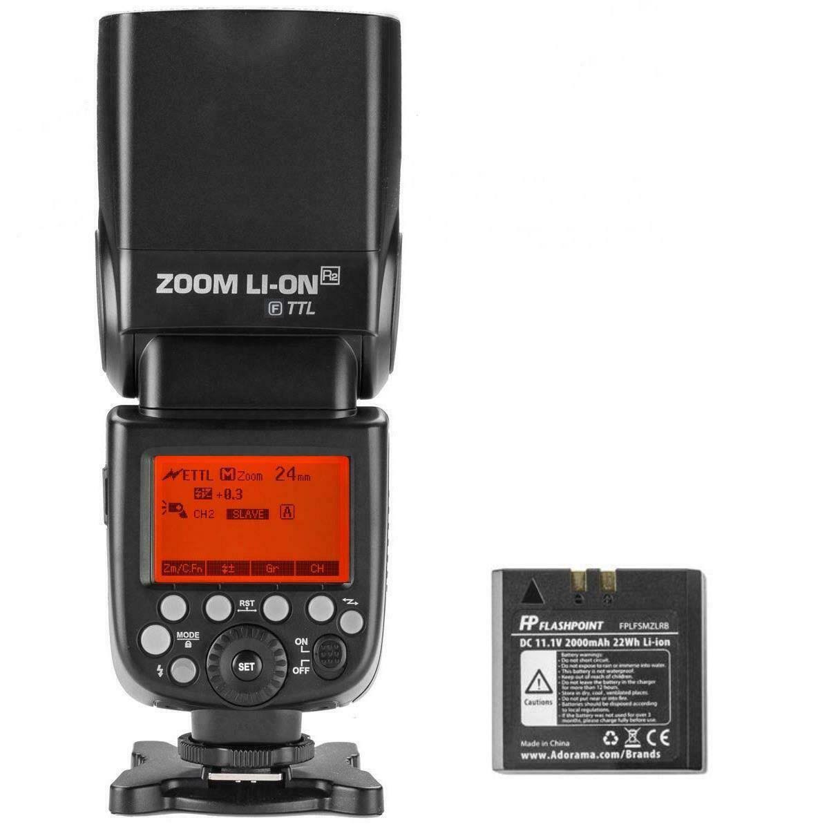 Zoom Li-ion R2 TTL On-Camera Flash Speedlight for Fuji P70313