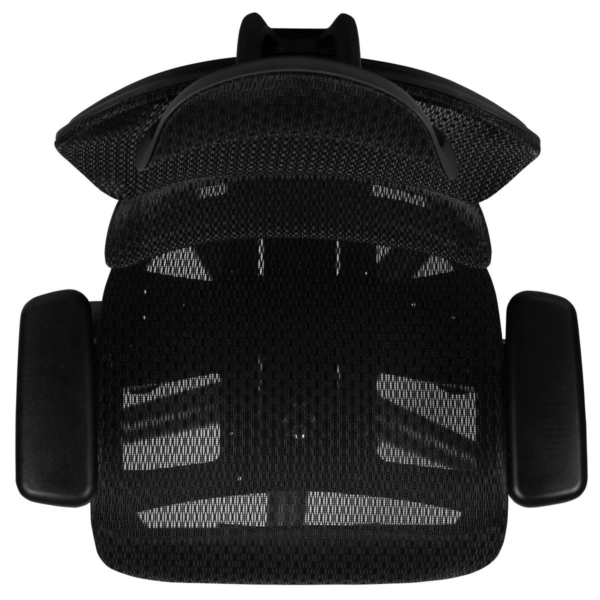 Ergonomic Mesh Office Chair with Lumbar Support in Black U388