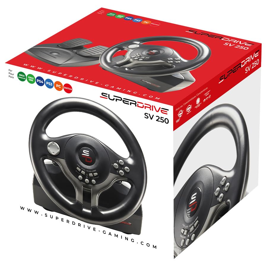Racing steering wheel with pedals and gearshift paddles P588249