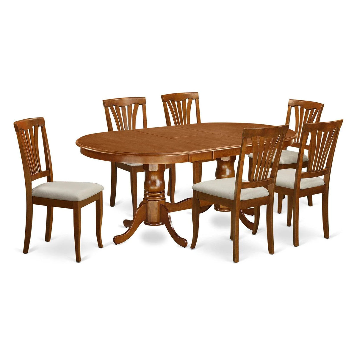 7 Piece Wood Dining Room Table Set M751119