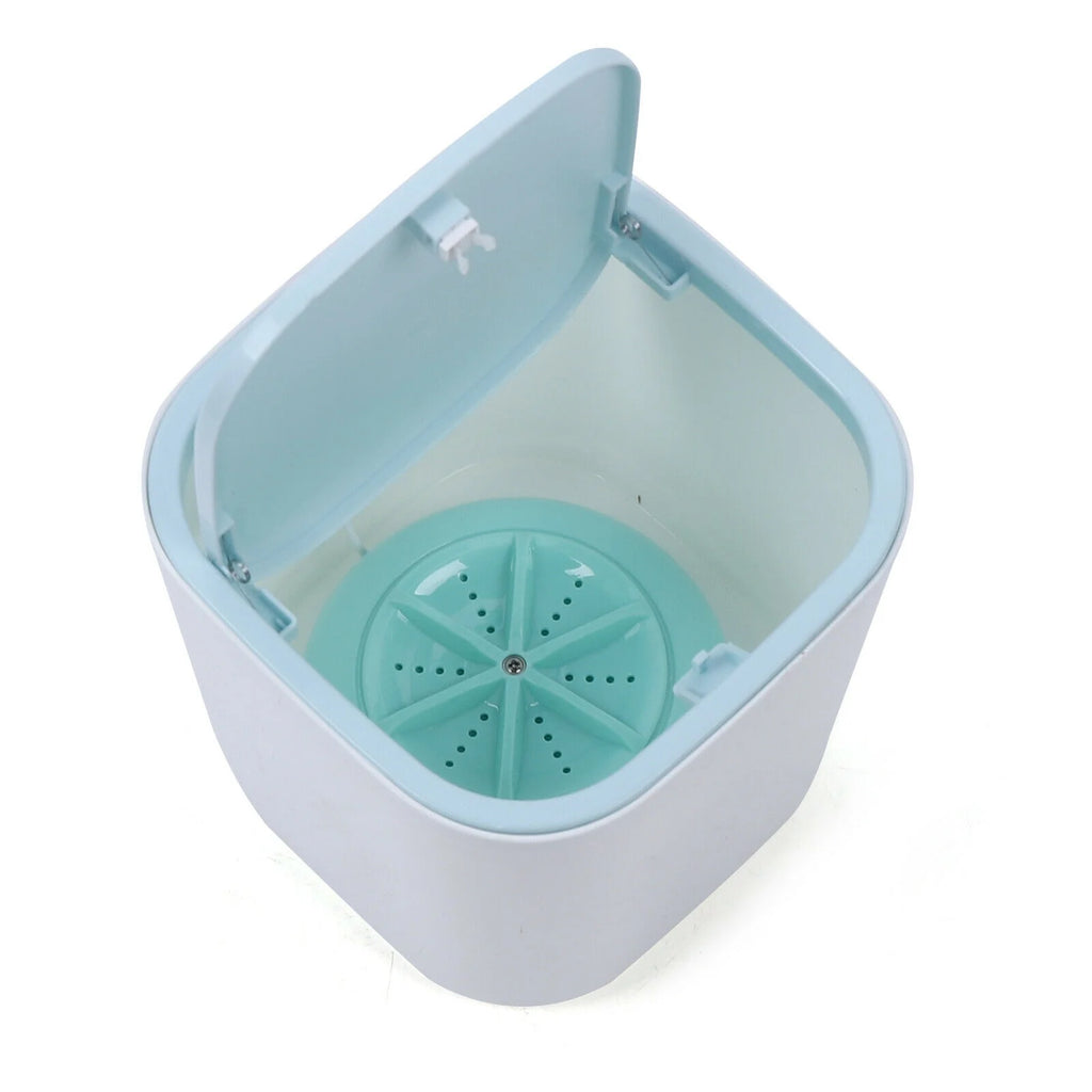 3.8L Portable Rotating Mini Washer Machine Plastic USB Blue D680