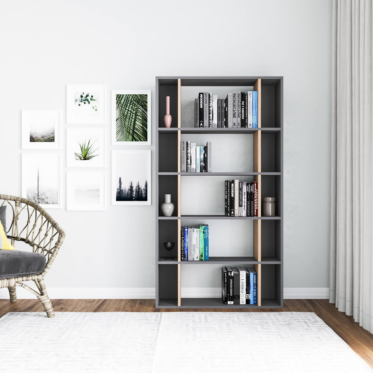 Modern Bookcase Z27599