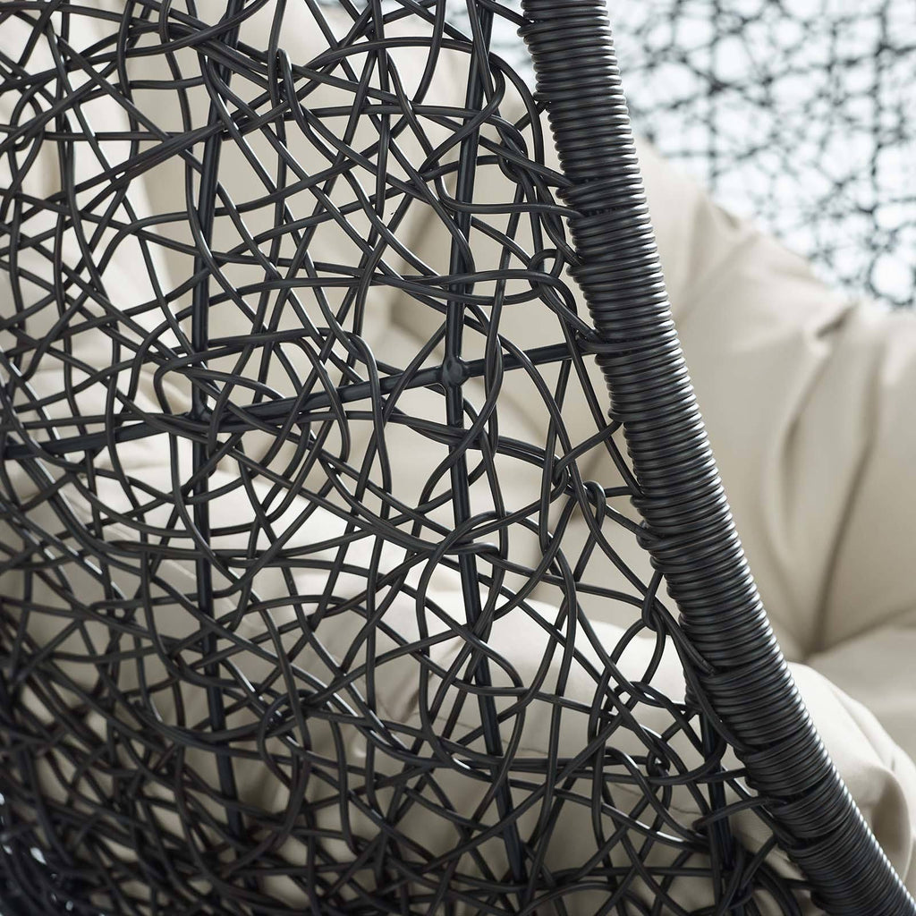 Black Outdoor Patio Lounge Chair A50767