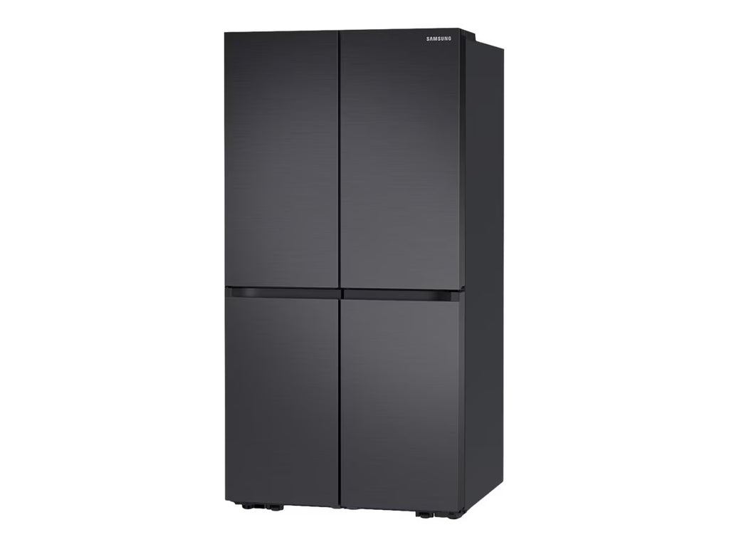 Black Stainless Steel Bottom-Freezer Refrigerator F2049