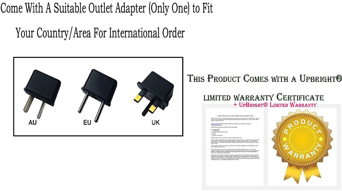 AC / DC Adapter Power Supply Cord Cable PS Charger F514648