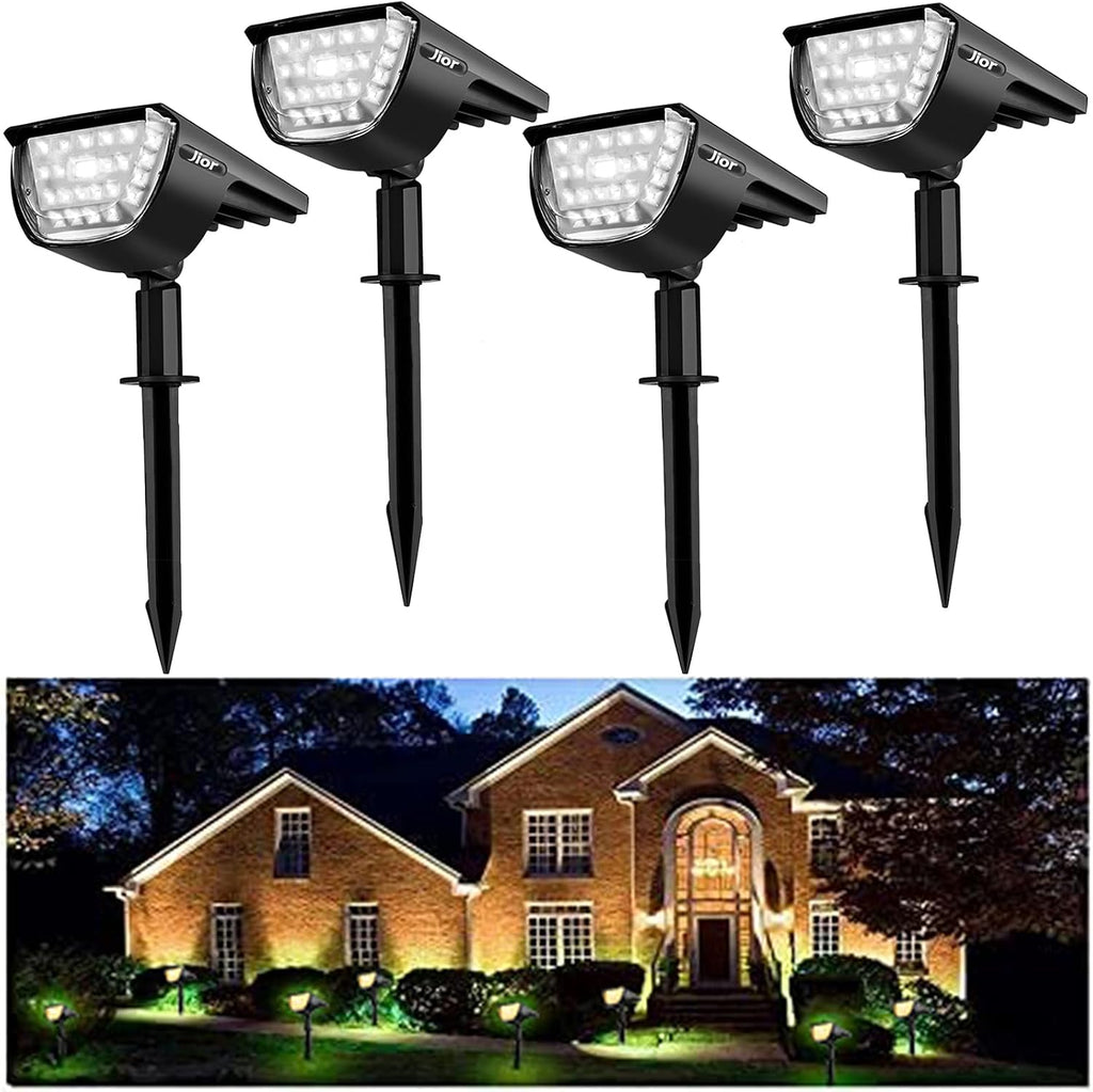 32 LED IP65 Waterproof Solar Powered Wall Lights 4 Pack (Warm White) K1015
