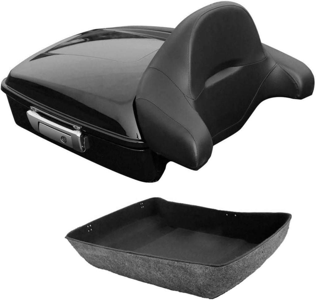Chopped Tour Pak Trunk & Solo Mounting Rack Backrest + Base Plate G19669