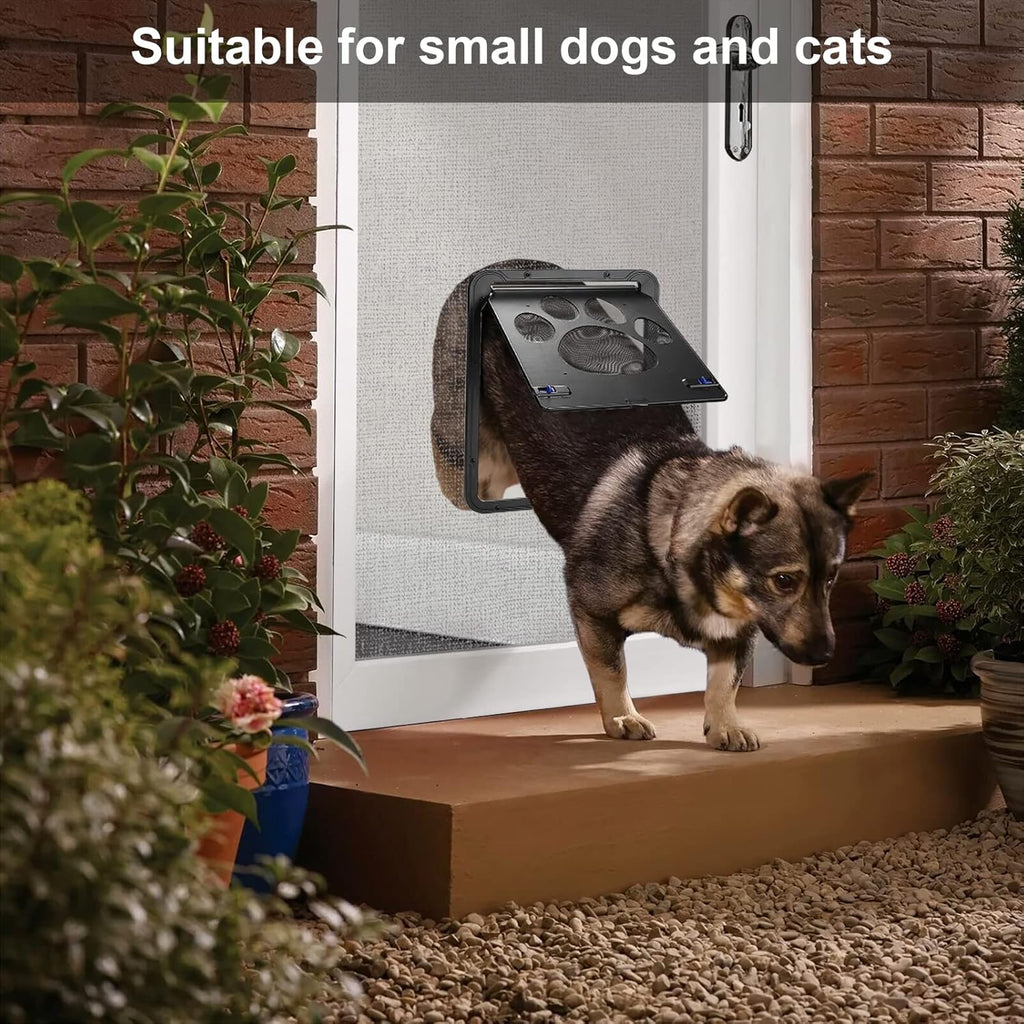 Lockable Magnetic Flap Pet Screen Door, Pack of 2 T778