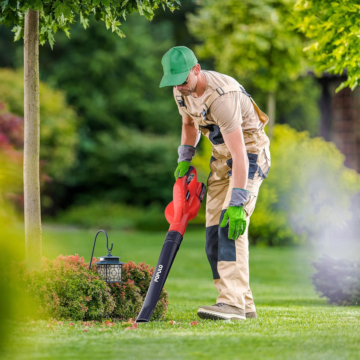 20V Cordless Leaf Blower with 2.0Ah Battery and Fast Charger U55837