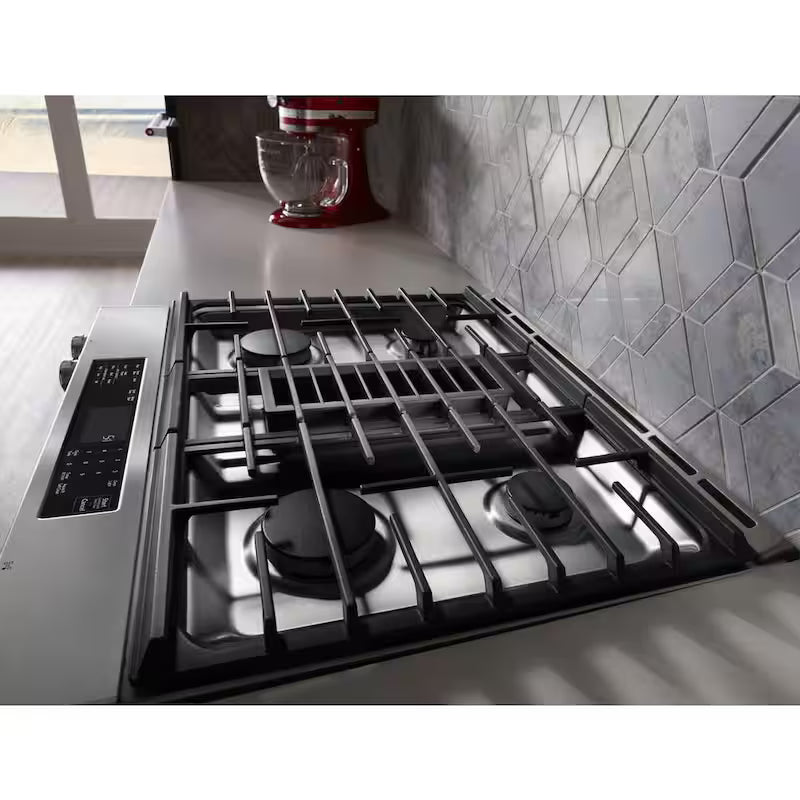 6.4 cu. ft. Dual Fuel Slide-In Range with Convection Oven Stainless Steel G1387