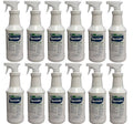 32oz Pump Spray Disinfectant Solution Fresh Scent (12-Pack) A4786