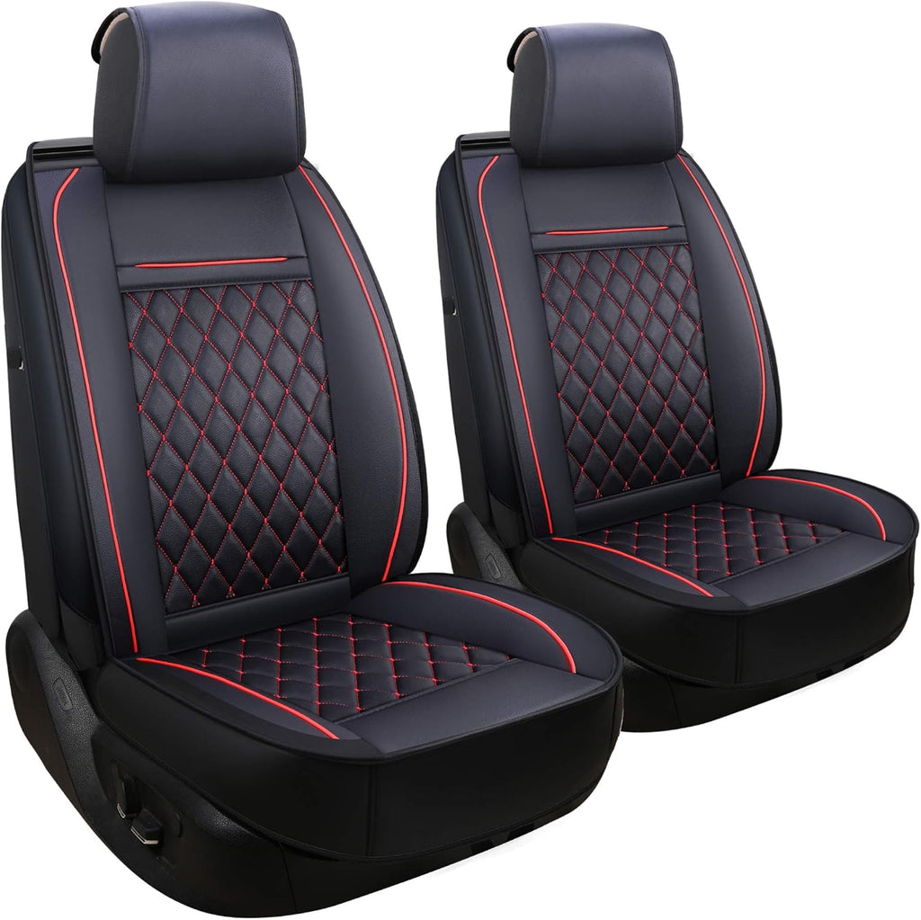 Black & Red Car Seat Covers J2825