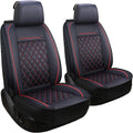 Black & Red Car Seat Covers J2825