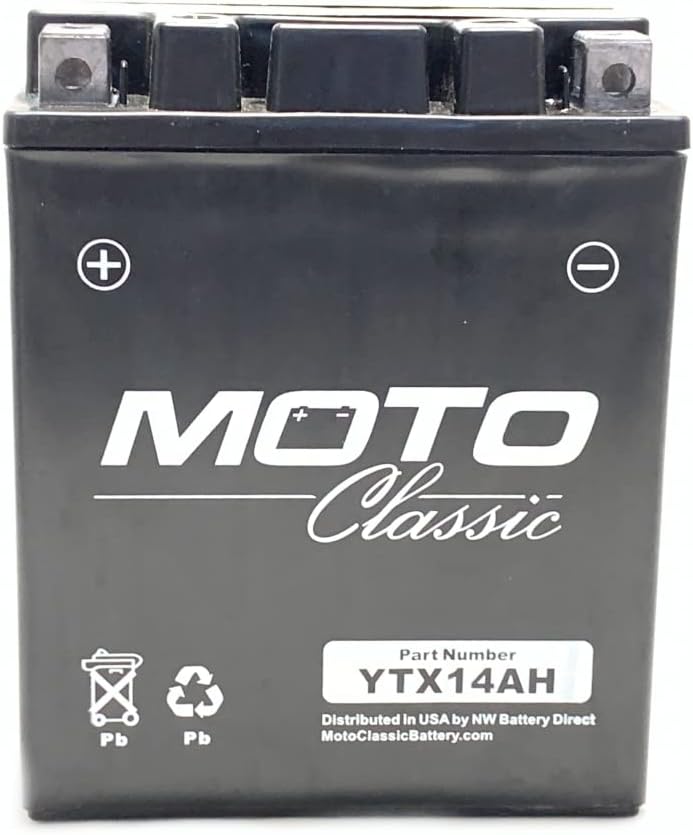 12V 14Ah 230CCA Maintenance Free Motorcycle ATV Battery Y75808