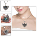 Silver 925 Sterling Garnet Gemstone Necklace Labradorite Jewelry Handmade I8978