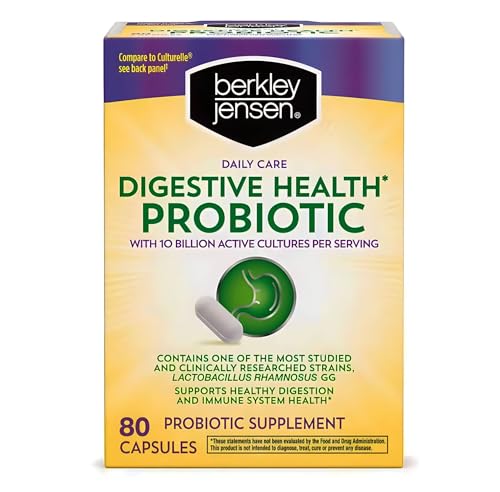 80 Capsules Probiotics for Women & Men with Lactobacillus Rhamnosus GG & Lactobacillus Acidophilus H586