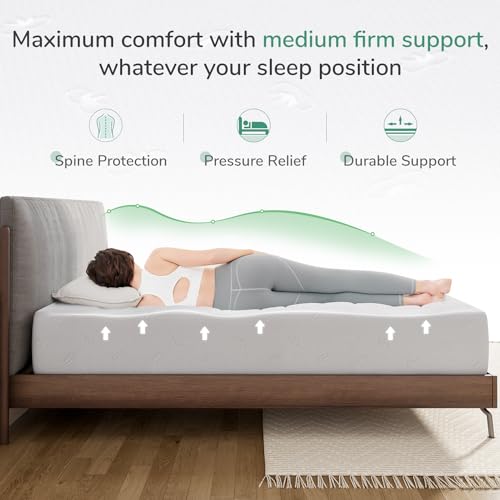 Full Size 12 Inch Memory Foam Mattress with Removable Washable Cover K598