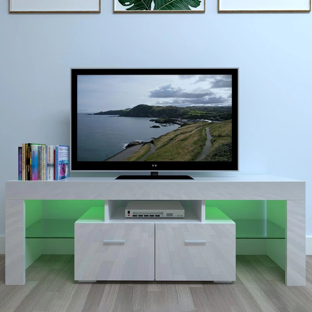 White Modern Rectangle Coffee Table A86562