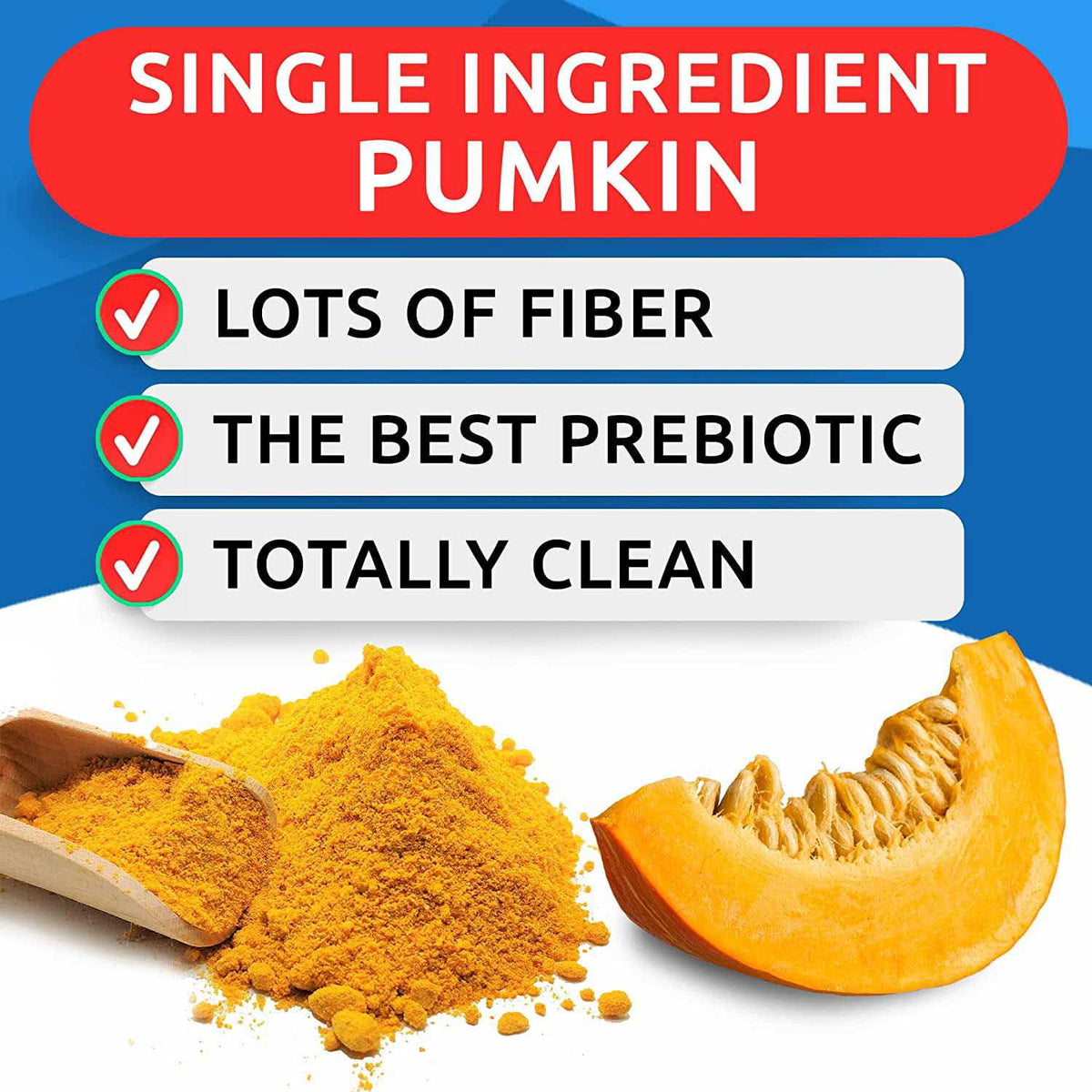 Pumpkin Powdered Fiber Supplement for Dogs 8.1oz Q477