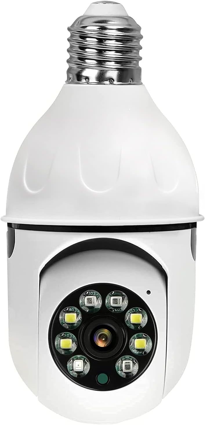 E27 Bulb Camera 1080P 360 Degree Wireless Pack of 2 Y5308