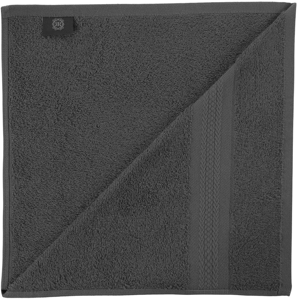 6 Piece Towel Set, 2 Bath Towels 2 Hand Towels 2 Washcloths, Grey M978