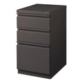 Espresso 3-Drawer Metal Mobile File Cabinet T2313