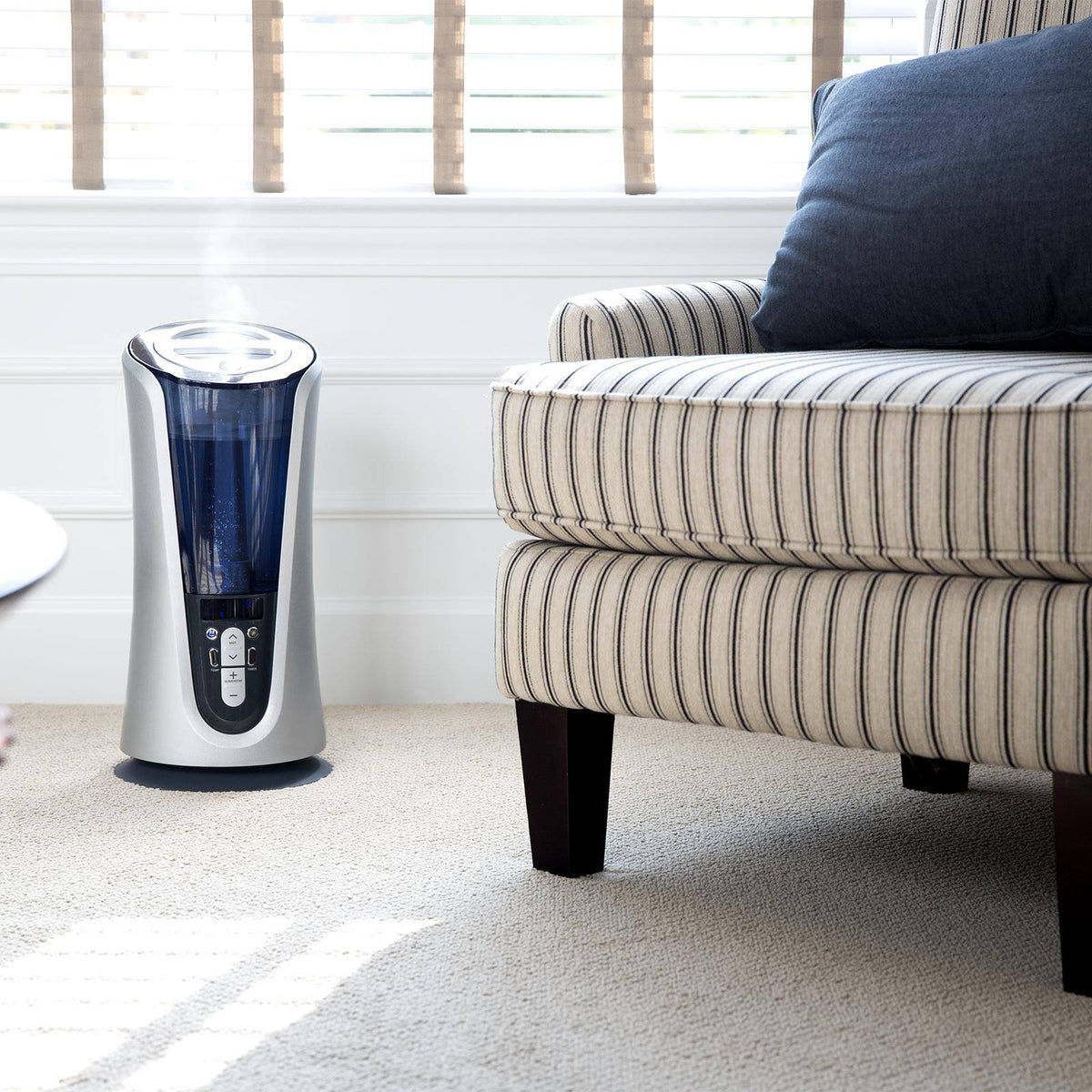 1.4 gal Warm and Cool Mist Ultrasonic Tower Humidifier Q517