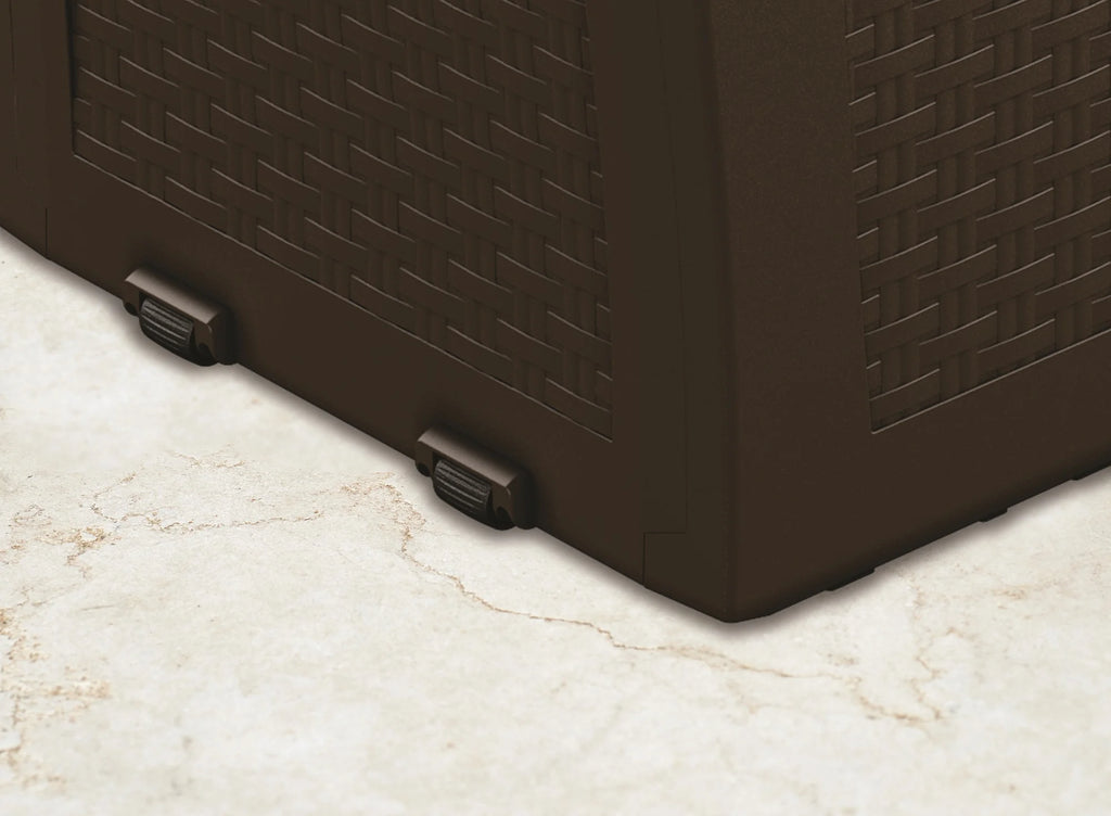 Brown Resin Outdoor Storage Deck Box Z8338
