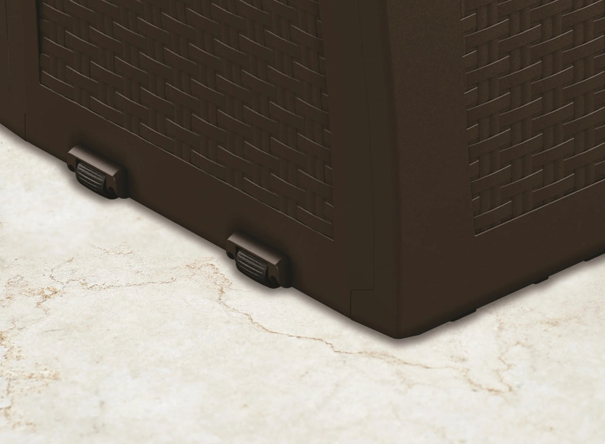 Brown Resin Outdoor Storage Deck Box Z8338