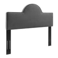Charcoal Grey Velvet King & Cal.King Headboard R70464