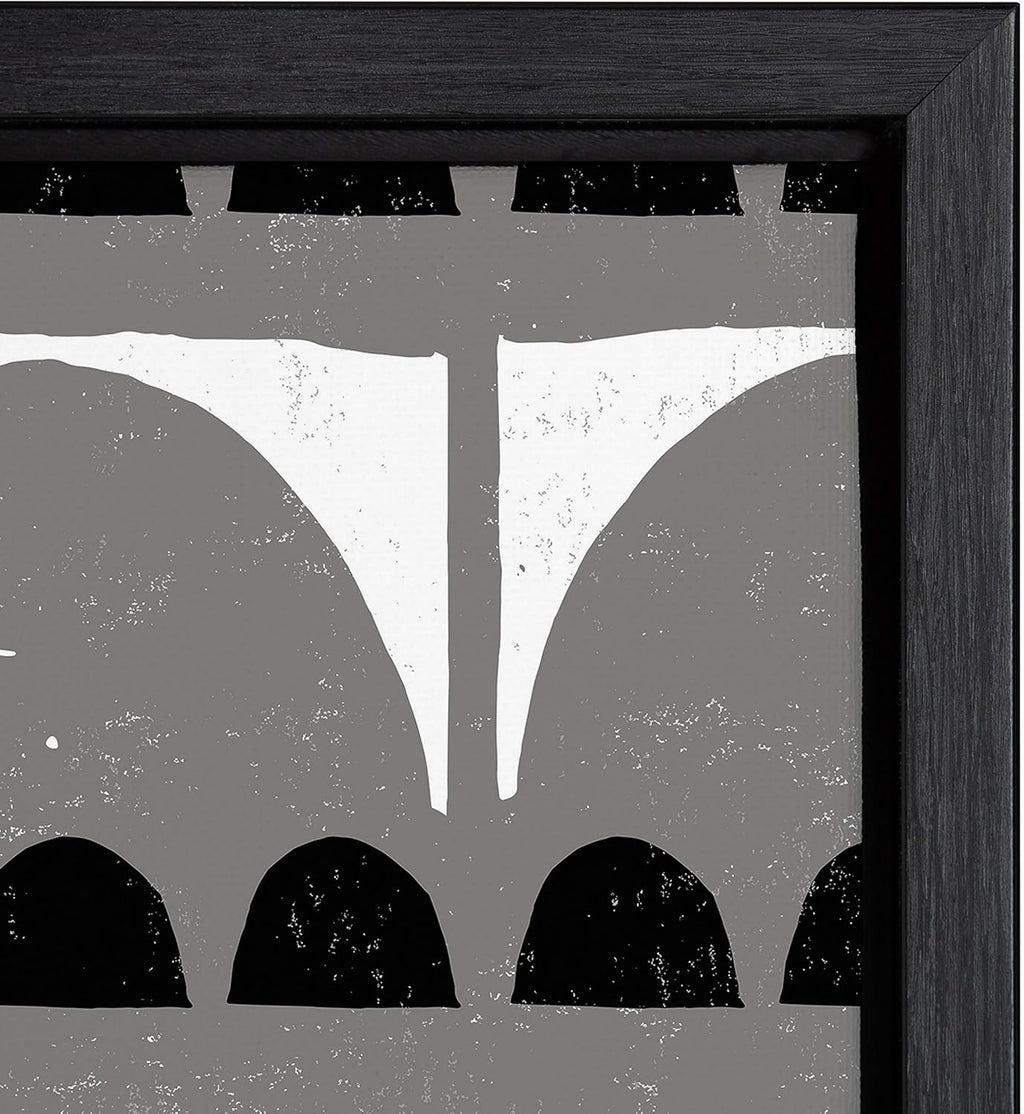 30x30 Black Framed Canvas Wall Art Y22349