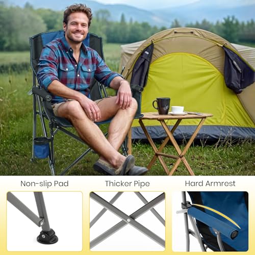 Folding Camping Chair with Cup Holder and Carry Bag M2670