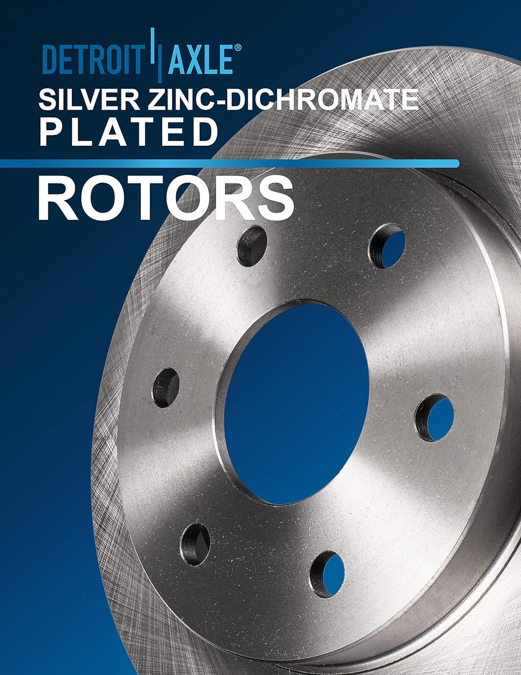 Rear Disc Rotors with Brake Pads V5803