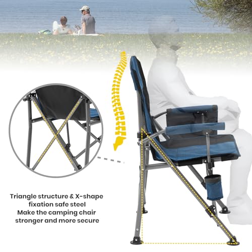 Folding Camping Chair with Cup Holder and Carry Bag M2670